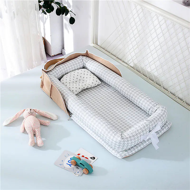 Katoenen Draagbare Opvouwbare Babybed